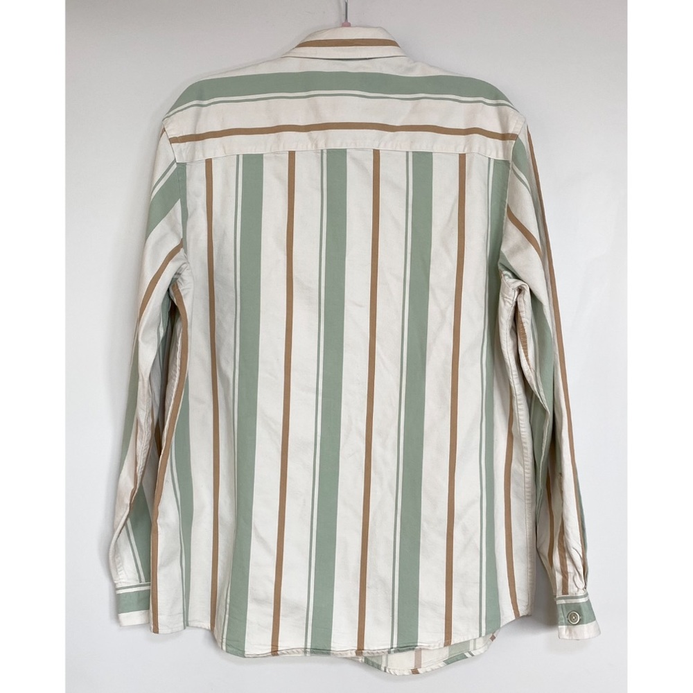 Zara Striped Button Down Long Sleeve Shirt - Picture 2 of 6